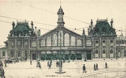 AK / Ansichtskarte ROUBAIX LILLE 59 Nord La Gare