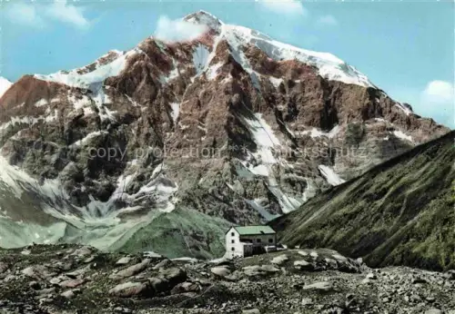 AK / Ansichtskarte Ortler Cima Ortles 3905m Trentino-Suedtirol IT Rifugio Serristori