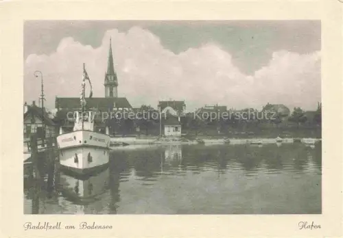 AK / Ansichtskarte Radolfzell Bodensee Hafenpartie