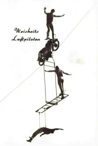 AK / Ansichtskarte Zirkus Artistik Variete Cirque-- Weisheits Luftpiloten Berlin