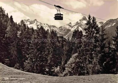 AK / Ansichtskarte SEILBAHN Cable-Car Telepherique Nebelhornbahn Obersdorf im Bayr. Allgaeu 
