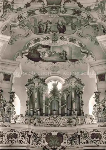 AK / Ansichtskarte Orgel Kirchenorgel Organ Orgue Die Wies Walfahrtkirche Heiland 