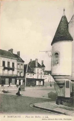 AK / Ansichtskarte Mortagne-au-Perche 61 Orne Place des Halles
