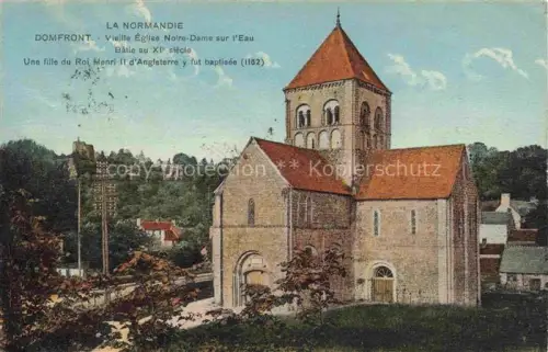 AK / Ansichtskarte Domfront  ALENCON 61 Orne Vieille Eglise Notre Dame sur l Eau 