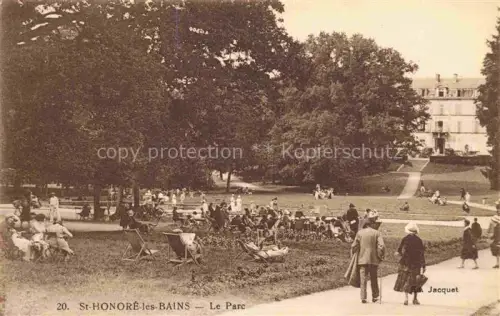 AK / Ansichtskarte St-Honore-les-Bains Chateau-Chinon 58 Nievre Le Parc