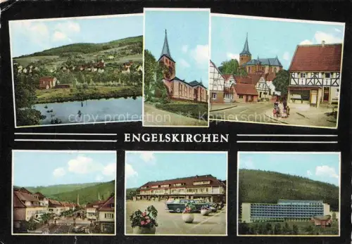 AK / Ansichtskarte Engelskirchen NRW Panorama Kirche Ortspartien Sanatorium