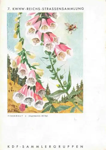 AK / Ansichtskarte Briefmarken auf AK Timbres Postage Francobollo-- Glockenblume Bellflower