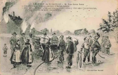 AK / Ansichtskarte St-Saulge NEVERS 58 Nievre Les deux feix Legende