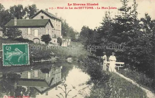 AK / Ansichtskarte Lac des Settons Montsauche-les-Settons Chateau-Chinon 58 Nievre La Mare JoletteMorvan Illuatre