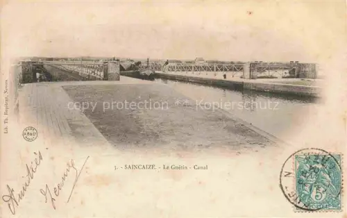 AK / Ansichtskarte Saincaize-le-Guetin NEVERS 58 Nievre Canal