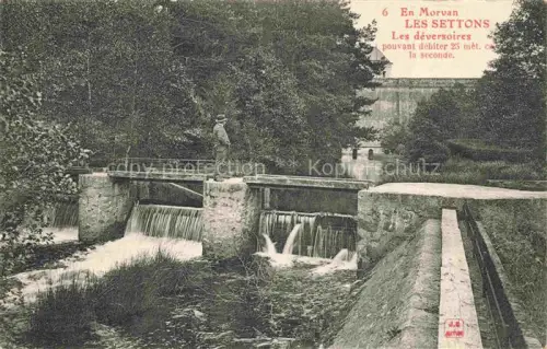 AK / Ansichtskarte Les Settons Montsauche-les-Settons Chateau-Chinon 58 Nievre Les deversoires