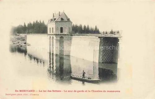 AK / Ansichtskarte Lac des Settons Montsauche-les-Settons Chateau-Chinon 58 Nievre Morvand Garde la Chanbre 