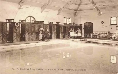 AK / Ansichtskarte St-Honore-les-Bains Chateau-Chinon 58 Nievre Etablissement Thermal La Piscine