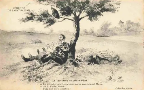 AK / Ansichtskarte St-Saulge NEVERS 58 Nievre Election en plein Vent
