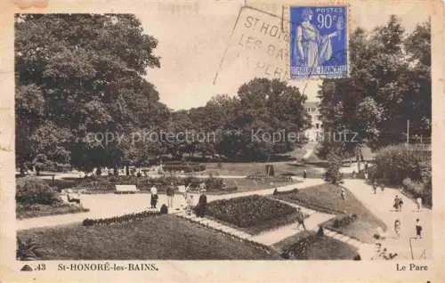 AK / Ansichtskarte St-Honore-les-Bains Chateau-Chinon 58 Nievre Le parc