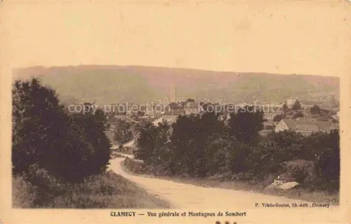 AK / Ansichtskarte CLAMECY 58 Nievre Vue generale et Montagnes de sembert