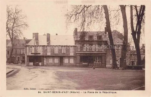 AK / Ansichtskarte Saint-Benin-d Azy NEVERS 58 Nievre La Place de la Republique