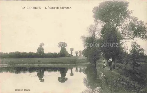 AK / Ansichtskarte La Fermete NEVERS 58 Nievre L Etang de Cigogne