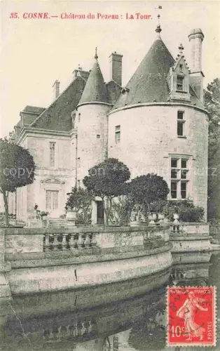 AK / Ansichtskarte COSNE -Cours-sur-Loire 58 Nievre Chateau du Pezeau La Tour