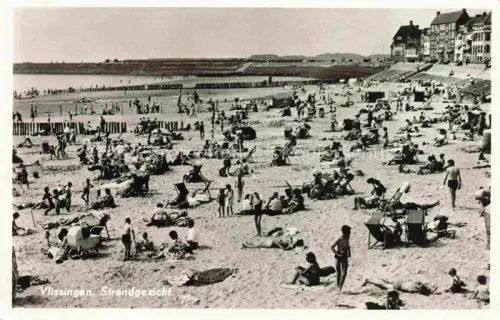 AK / Ansichtskarte VLIssINGEN Zeeland NL Strandgezicht
