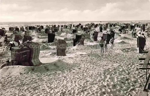 AK / Ansichtskarte St Peter-Ording Nordfriesland Schleswig-Holstein Strand