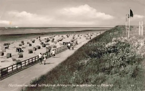 AK / Ansichtskarte WITTDueN Amrum Wandelbahn und Strand