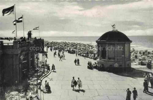 AK / Ansichtskarte BORKUM Nordseebad Niedersachsen Promenade