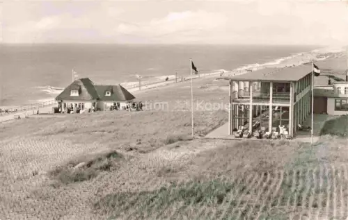 AK / Ansichtskarte WESTERLAND Sylt Liegehalle und Strandhaeuschen