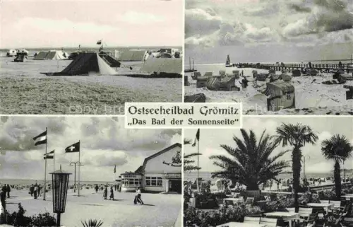 AK / Ansichtskarte GRoeMITZ Ostseebad Camping Strand Promenade Terrasse