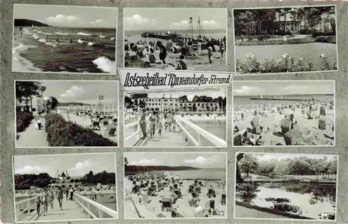 AK / Ansichtskarte Timmendorfer Strand Timmendorferstrand Timmendorf Strandpartien Seebruecke Promenade Bruecke 