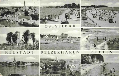 AK / Ansichtskarte Pelzerhaken Ostseebad Neustadt Holstein Panorama Strandpartien Turm Kirche