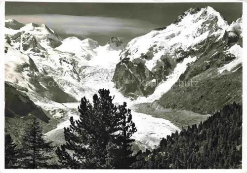 AK / Ansichtskarte Gletscher Ferner Glacier Glaciar Ghiacciaio-- Bernina Morteratsch