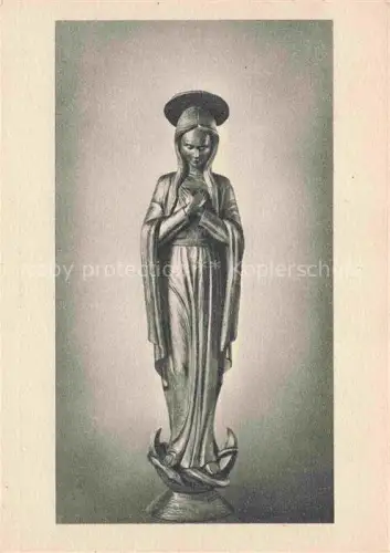 AK / Ansichtskarte BENTELE Fidelis Skulpturen Sculptures Sculpturi-- Immaculata Holzplastik 