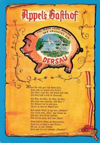 AK / Ansichtskarte Chronik-AK Dersau Appel's Gasthof Pension 