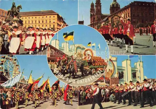 AK / Ansichtskarte Oktoberfest Theresienwiese Muenchen 