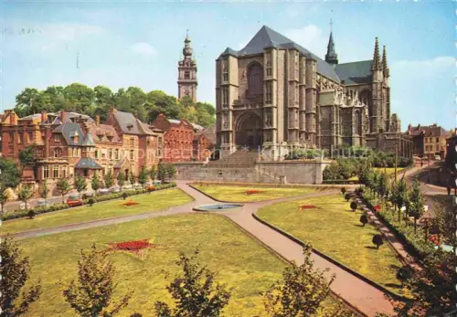 AK / Ansichtskarte MONS  Belgie Collegiale Ste Waudru