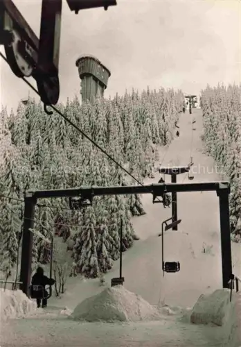 AK / Ansichtskarte Sessellift Chairlift Telesiege Oberhof Thuer. Kanzlersgrung 