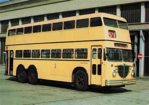 AK / Ansichtskarte Bus Autobus Omnibus Buessing Zweiachs Doppeldecker Berliner Verkehrsmittel 