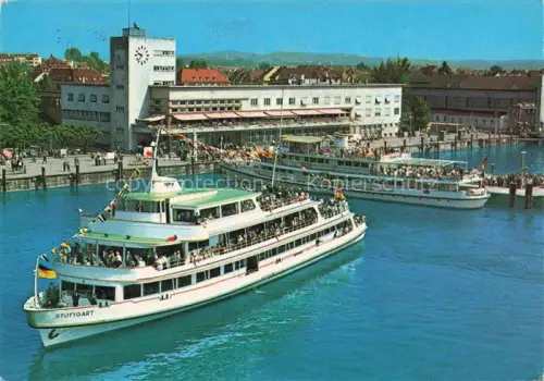 AK / Ansichtskarte Schiffe Binnenschifffahrt Stuttgart DB Friedrichshafen Bodensee