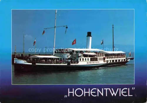 AK / Ansichtskarte Schiffe Binnenschifffahrt Die Hohentwil 