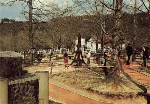 AK / Ansichtskarte Pierre-Brune Vouvant Fontenay-le-Comte 85 Vendee Le Golf miniature et l'Hotel Normand