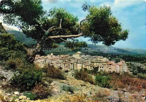 AK / Ansichtskarte Tourettes-sur-Loup Tourettes-de-Vence GRAssE 06 Alpes-Maritimes Vue generale du vieux village