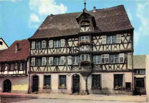 AK / Ansichtskarte Turckheim Tuerkheim Elsass Colmar 68 Haut-Rhin Hotel Restourant des Deux Clefs