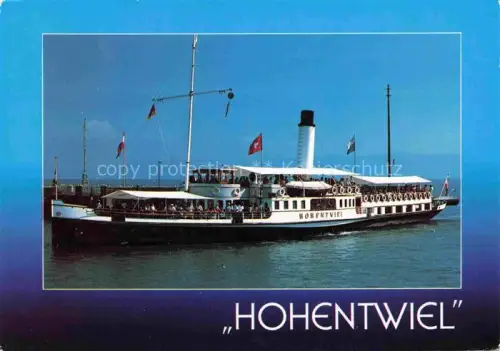 AK / Ansichtskarte Schiffe Binnenschifffahrt Die Hohentwiel 
