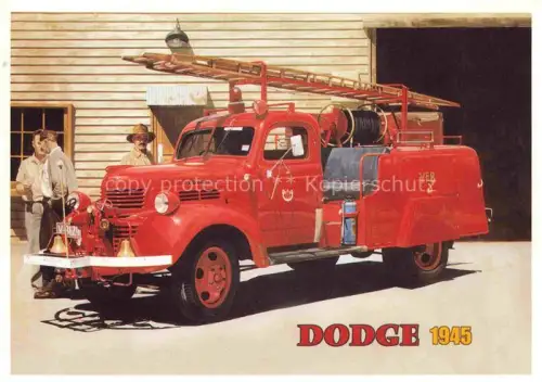AK / Ansichtskarte Feuerwehr Fire-Brigade Pompiers Bomberos Dodge Milwaukie USA 