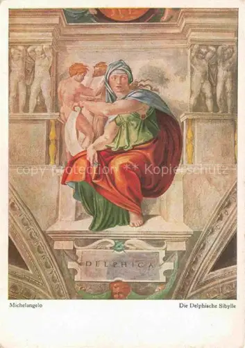 AK / Ansichtskarte MICHELANGELO Kuenstlerkarte Die Delphische Sibylle 