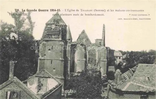 AK / Ansichtskarte Tilloloy Montdidier 80 Somme La Grand Guerre Somme 
