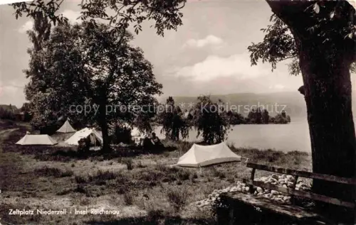 AK / Ansichtskarte Niederzell Reichenau Konstanz BW Zeltplatz 