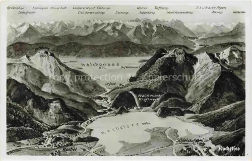 AK / Ansichtskarte Kochelsee Bad Toelz-Wolfratshausen Bayern Walchensee 