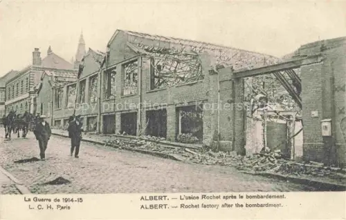 AK / Ansichtskarte ALBERT  Peronne 80 Somme La Guerre L'Usine Rochet apres le Bombardement 